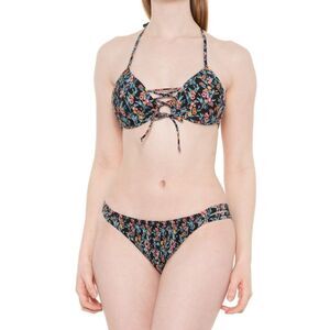 Body Glove Abloom Baby Love Bikini Top and Flirty Surf Rider Bottoms Set
